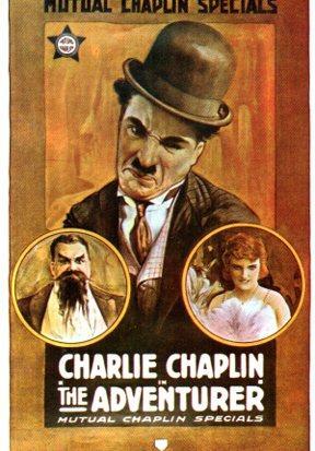 POSTAL PV05706: Charlie Chaplin inThe Adventurer E 10