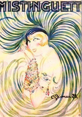 POSTAL PV05704: Mistinguett N 11. C. Germar