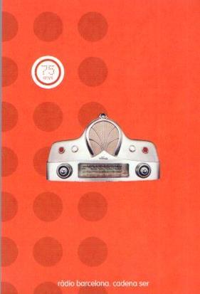 POSTAL PV05689: Exposicion CCCB Tiempo de radio 1924 - 1999, Radio Barcelona