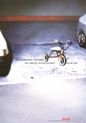 POSTAL PV05746: Publicidad Audi 3 triciclo