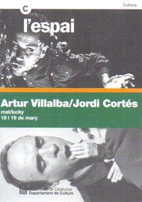 POSTAL PV05739: Publicidad Artur Villalba y Jordi Cortes en Cicle Endansa 2000