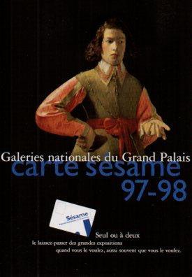 POSTAL PV05638: Galeries nationales du Grand Palais, carte sesame 97-98