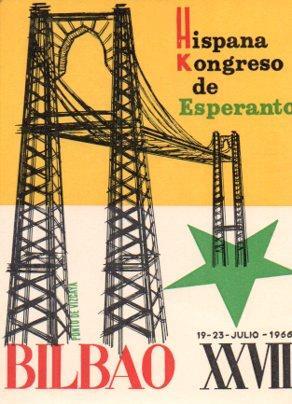 POSTAL PV05616: XXVII Hispana Kongreso de Esperanto en Bilbao 1966