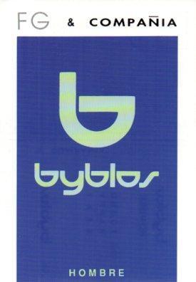POSTAL PV05627: Publicidad FG & Compañía byblos hombre