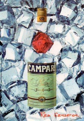 POSTAL PV05651: Publicidad Campari Bitter Red Sensation