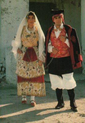 POSTAL PV05865: Costumi di quartus S. Elena, Costumi di Sardegna