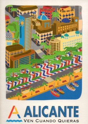 POSTAL PV05841: Publicidad Ayuntamiento de Alicante Ven cuando quieras