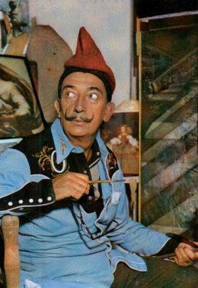 POSTAL PV05875: Retrato de Salvador Dali