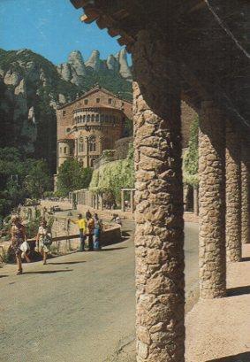 POSTAL PV05839: Vista parcial del Monasterio de Montserrat