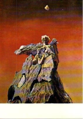 POSTAL PV05790: Publicidad Exposicion Antonio Pitxot en Teatro Museo Dali