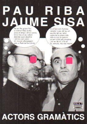 POSTAL PV05795: Publicidad Pau Riba i Jaume Sisa al Jove Teatre Regina, Barelona