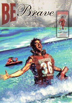 POSTAL PV05767: Publicidad Beefeater dry gin Be Brave