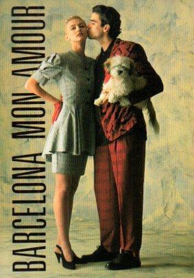 POSTAL PV05771: Publicidad Barcelona mon amour de Montse Campins, 1987 Star Graphic