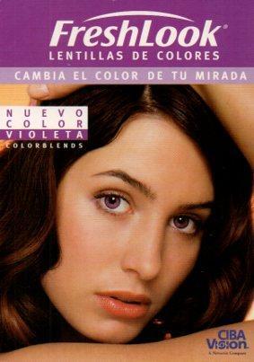 POSTAL PV05822: Publicidad FreshLook lentes de colores