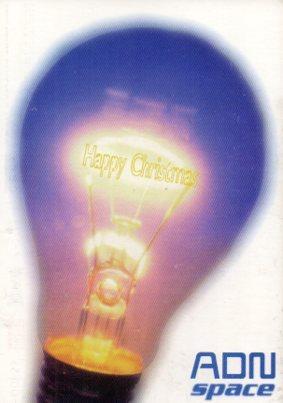 POSTAL PV05826: Publicidad ADN Space Felices Fiestas