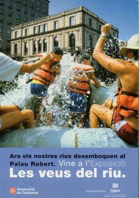 POSTAL PV05832: Exposicio Les veus del riu a Palau Robert, Barcelona