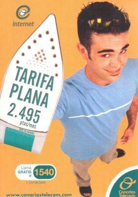 POSTAL PV05806: Publicidad Canarias Telecom tarifa plana