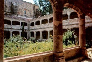 POSTAL PV05416: Monasterio San Jeronimo de Yuste. Detalle claustro gotico