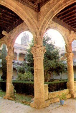 POSTAL PV05418: Monasterio San Jeronimo de Yuste. Angulo del Claustro plateresco