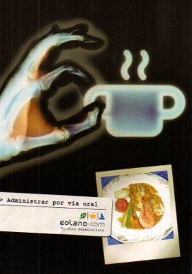 POSTAL PV05393: Publicidad Eoland portal turistico Girona. Administrar por via oral
