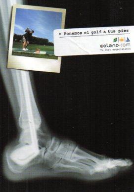POSTAL PV05395: Publicidad Eoland portal turistico Girona. Ponemos el golf a tus pies