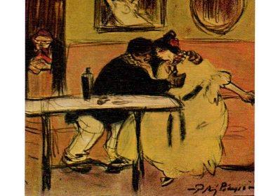 POSTAL PV05443: El divan por Picasso