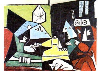 POSTAL PV05440: Las Meninas por Picasso