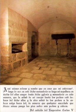 POSTAL PV05427: Monasterio San Jeronimo de Yuste. Cripta Carlos V