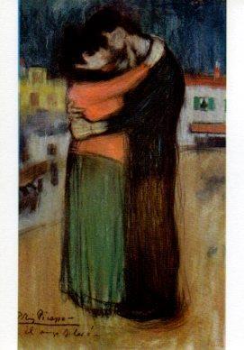 POSTAL PV05431: El abrazo por Picasso