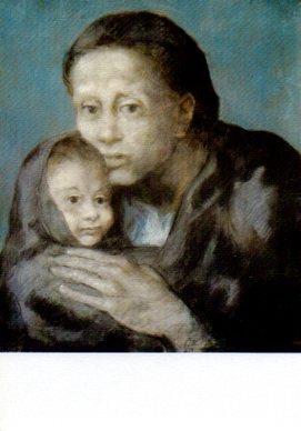POSTAL PV05433: Desemparats por Picasso