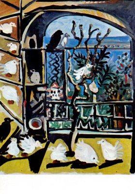 POSTAL PV05437: Los pichones por Picasso