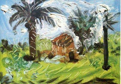 POSTAL PV05439: Paisaje por Picasso