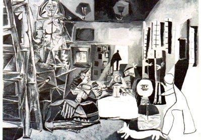 POSTAL PV05441: Las Meninas por Picasso