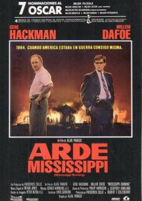 POSTAL PV05331: Publicidad pelicula Arde Mississippi Gene Hackman