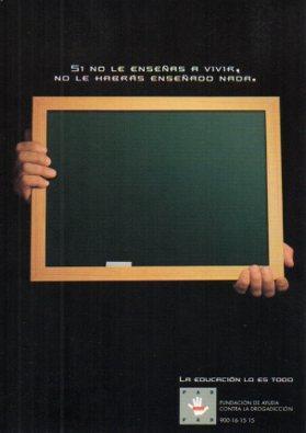 POSTAL PV05325: Publicidad Fundacion de ayuda contra la drogadiccion