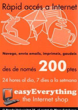 POSTAL PV05346: Publicidad easyEveryhing Internet shop