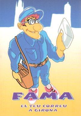 POSTAL PV05371: Publicidad Fama el teu correu a Girona