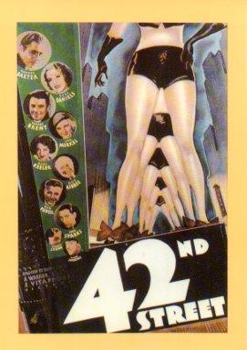 POSTAL PV05360: Publicidad Clasicos Cinema, pelicula La calle 42 o 42nd street. 
