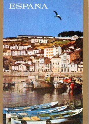 POSTAL PV05462: Carteles Turisticos de España. Pueblo costero