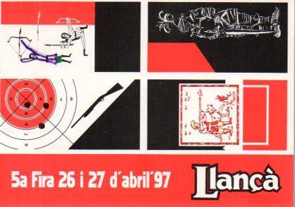 POSTAL PV05564:  5ª Fira abril 97 a Llança
