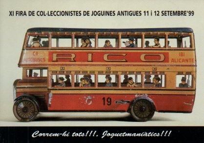 POSTAL PV05556: XI Fira de Col.lecionistes de Joguines Antigues set 99