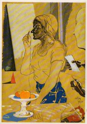 POSTAL PV05574: Francesc Artigau, II Feria Nacional del Dibujo Barcelona 1977 