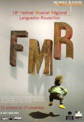 POSTAL PV05600: 18º Festival Musical Regional Languedoc Roussillon 2001