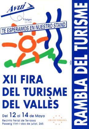 POSTAL PV05606: Publicidad Avui Viatges, XII Fira del Turisme del Valles