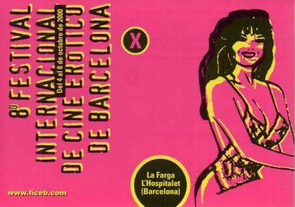 POSTAL PV05585: 8º Festival Internacional de Cine Erotico de Barcelona 2000