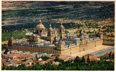 POSTAL PV05535: Monasterio de El Escorial nº 1/10. Vista aerea
