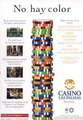 POSTAL PV05492: Publicidad Casino Las Palmas