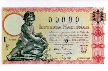 POSTAL PV05523: Decimo Sorteo del Niño. Año 1941