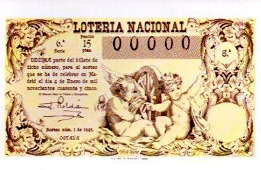 POSTAL PV05524: Decimo Sorteo del Niño. Año 1945