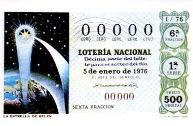POSTAL PV05532: Decimo Sorteo del Niño. Año 1976